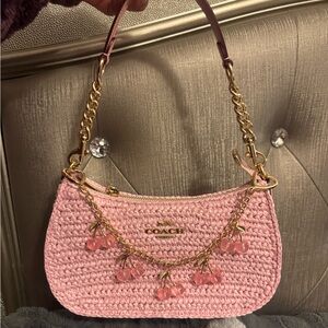 Coach cherry Teri shoulder bag